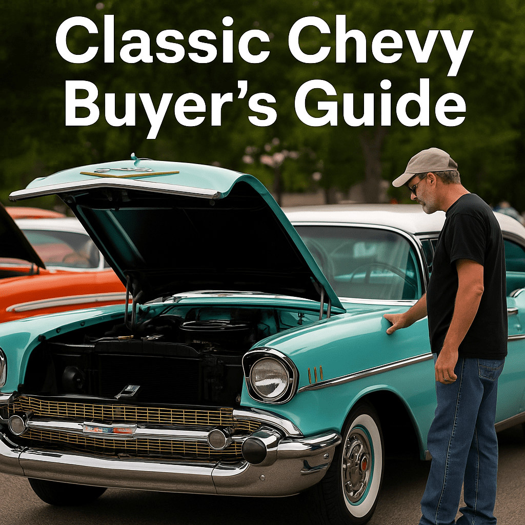 Classic Chevy buyer’s guide – inspecting a 1957 Bel Air at a car show